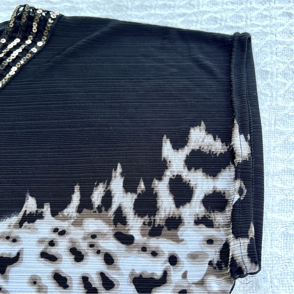 PARIS PINK CHEETAH BLOUSE - Picture 7 of 10